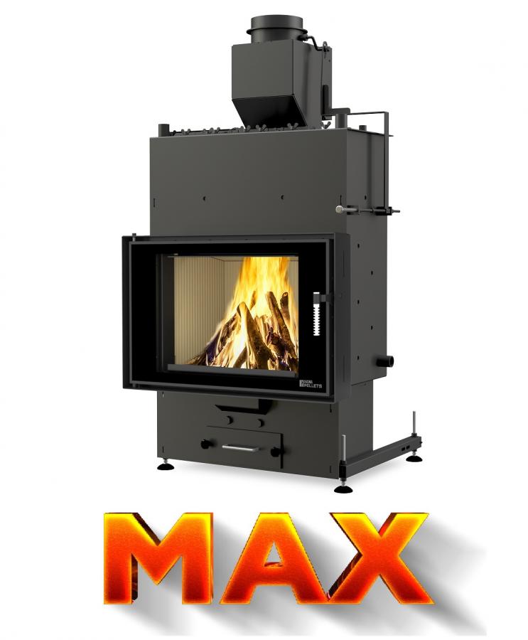 IWONA - Louis Panorama - Aqua -  Max - Triple Glass  - 20 kW - Réservoir 30 kg